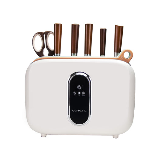 Charmline Smart Cutting Board And Knife Set With Holder Classic